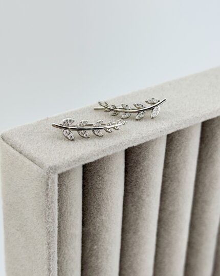 Сережки клаймбери гілочка, є в золоті та сріблі